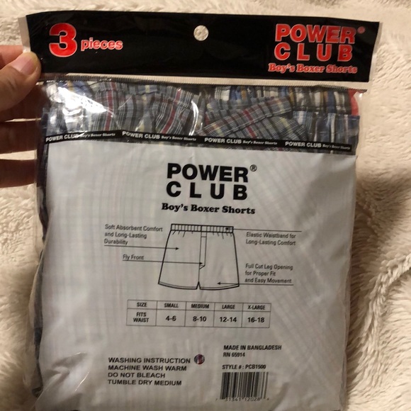 Power Club Boxer Shorts - Picture 2 of 4